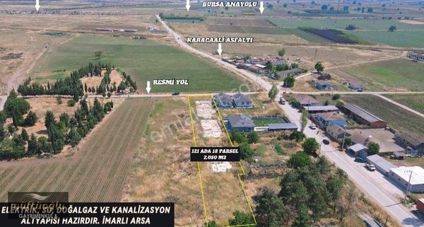 Bursa Yenişehir Karacaali Mahallesi'nde Satılık İmarlı Arsa