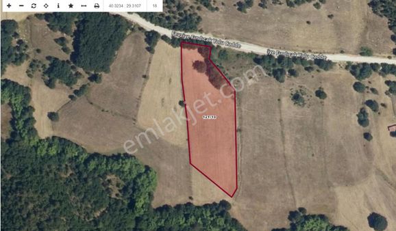 Gemlik Fındıcak Köyünde 8016 M2 Satılık Tarla