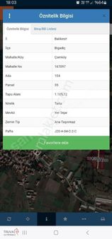 Bigadiç Çamköy De 1105m2 Köy İçi..çamköy Barajı Manzaralı .