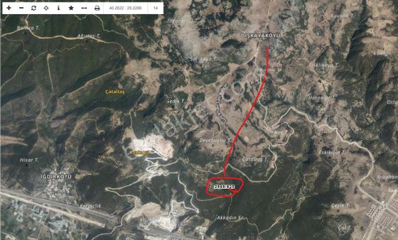 Bursa Dışkaya'da Şehir Manzaralı Hobi Tarlası!