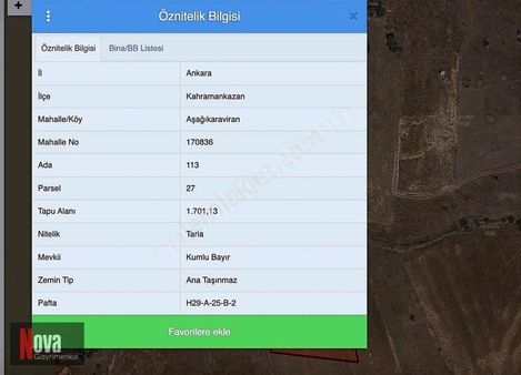 Nova'dan Bahçe Yapımına Uygun Tek Tapu Resmi Yola Cepheli Parsel