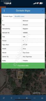 Balıkesir Altıeylül Bağalan Da Köy İçinde Villa İmarlı 478m2 Satılık Arsa