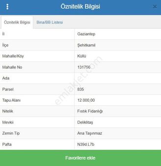 Küllü’de Tek Tapu Yatırımlık 12.000m2 Satılık Arazi