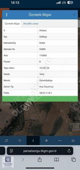 Gölbaşı Subaşı'nda İmara 100 Metre Mesafede Tapulu