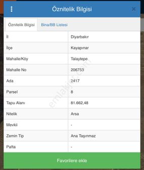 Talaytepe'de Satılık Fırsat Arsa