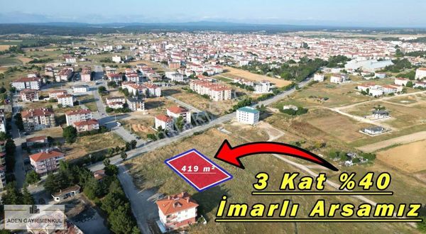 Aden Gayrimenkul'den 419m2 Satılık Arsa