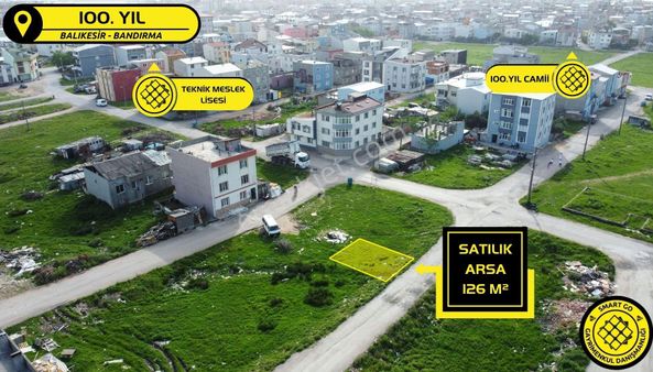 100. Yıl'da Konut İmarlı 126 M² Satılık Arsa