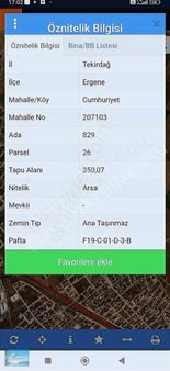 Ergene Cumhuriyet Mahallesi Satılık İmarlı Arsa