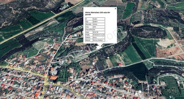 Geniş Alanlı Güzel Manzaralı Villa Arsası