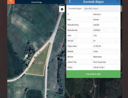 Vural Gurup İnşaat Emlakdan Satılık Tarla