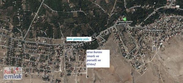 Güümüşler Yenide Doğa Manzaralı 615 M2 Satlık Arsa