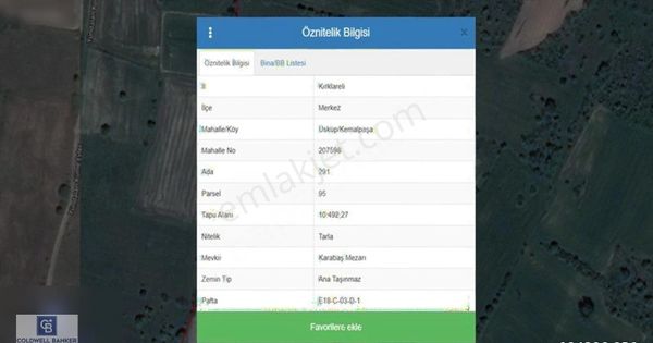 Satılık Yatırımlık Tarla Kırklareli / Üsküp / Kemalpaşa