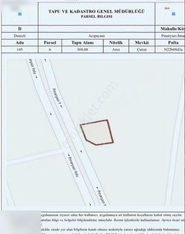 Denizli Acıpayam Pınaryazıda Satılık Arsa