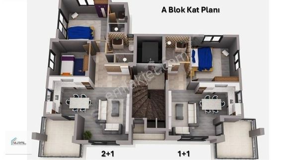 Anamur Yalıevlerinde Sahile 100 Metrede Satılık Sıfır 1+1 Daire