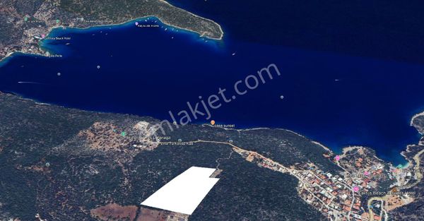 Antalya Kaş Bayındır Mah.denize 275 Metre Mesafede Satılık Arazi
