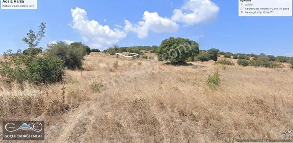 Satılık 3970m² Tarla Biga Karahamzalar'da Güçlü Erdağı Emlaktan