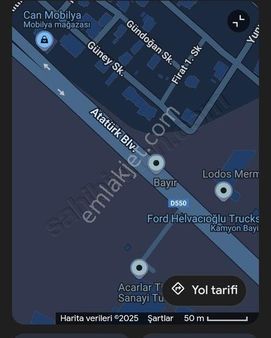 Bayır Anayola Sıfır Satılık Arsa