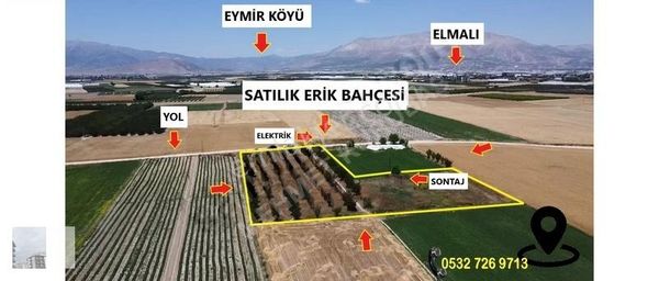Mk Emlak'ta Bayralar Mah. 4.375 M2 Satılık Erik Bahçesi