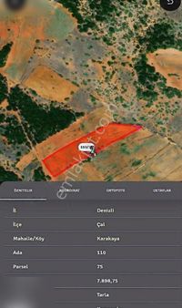Denizli Çal Karakayada Satılık Tarla