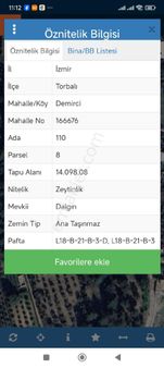 Torbalı Demirci 414 Mk Miras Hisse Tapu