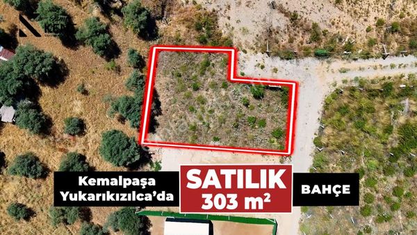 Kemalpaşa Yukarı Kızılca Satılık 303 M2 Bahçe