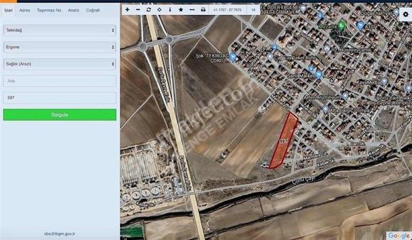 Denge Emlakdan 15 Dönüm İmarlı Arsa