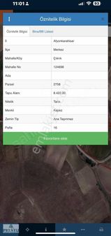 Çıkrık Çalışlar Yolu Üzerinde Asvalta Sıfır Satılık Tarla