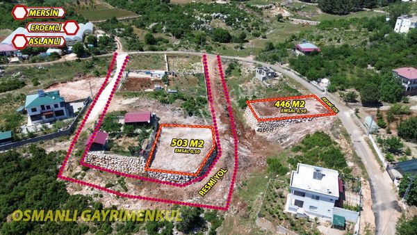 Erdemli Arslanlı 503 M2 Villalık 3 Kata İmarlı Arsa