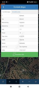 İkoniyum Dan Edremit Merkez De 6520 M2 Zeytinlik