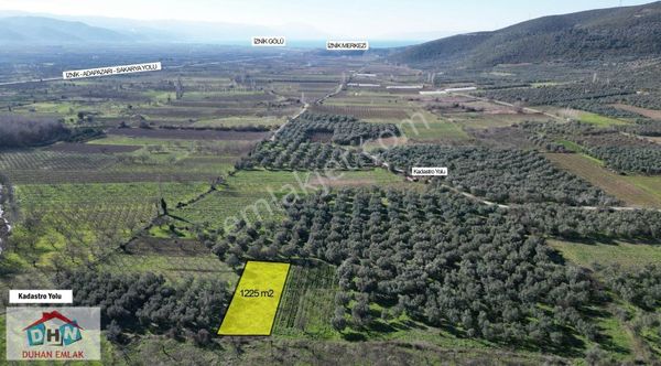 Duhan Emlak'tan İznik Dereköy'de 1225m2 Meyve Bahçesi
