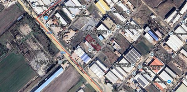 Konut Dışı Kentsel Çalışma Alanı İmarlı Net Arsa P.no: 744 En