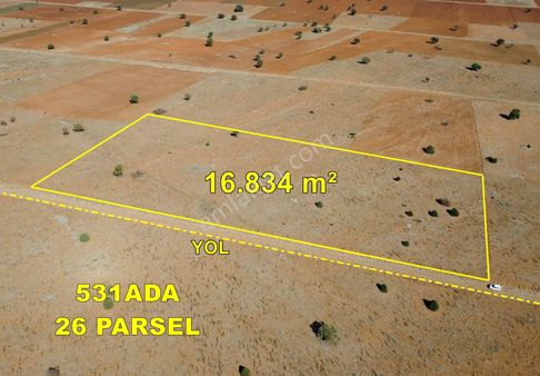 Akörende Meraya Cephe 16834 M² Lokasyonu Güzel Tarla
