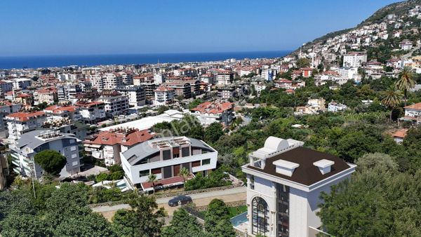 Alanya Hasbahçe 5+1 300m2 Ultra Lüks Villa Full Deniz Ve Şehir Manzaralı