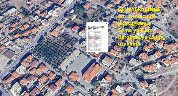 Çinge Merkezde 236 M2 Arsa