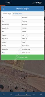 Musaözünde Satılık Yola Cepheli Tarla