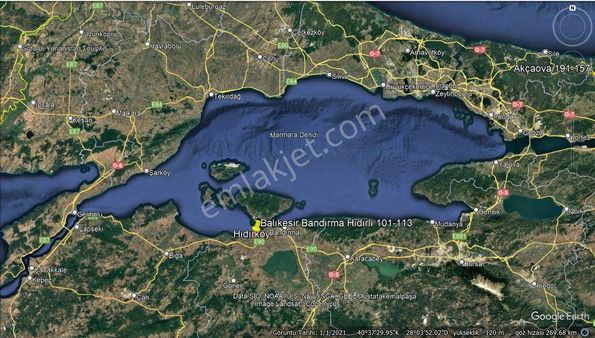 Ae Emlakci Mimar Satıyor – Balıkesir Bandırma Hıdırköy’de 302 M2 Konut Arsası