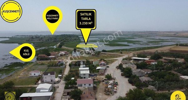 Bandırma Kuşcenneti'nde Milli Parkın Dibinde 3.230 M² Fırsat Tarla