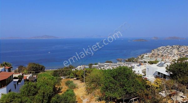 Bodrum Akyarlar'da Kesintisiz Manzaralı Villa Arsası