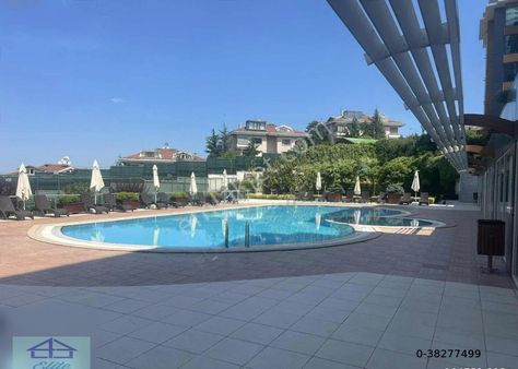 Elite'den Modern Sitede Boş Boğaz Ve Havuz Cepheli Daire