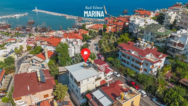 Alanya Kale'de Tek Tapuda 3 Tane 1+1 Full Eşyalı Daire