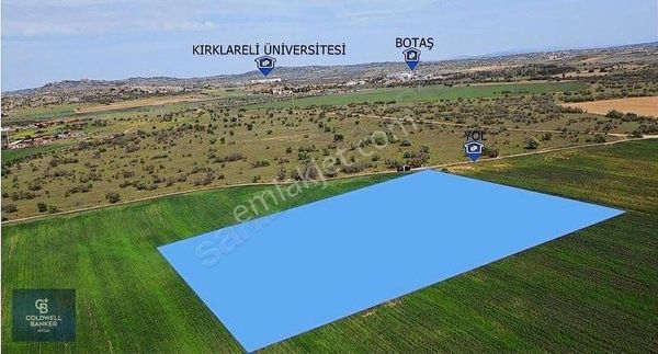 Kırklareli Eriklice Satılık 13000m² Merkeze Yakın Tarla
