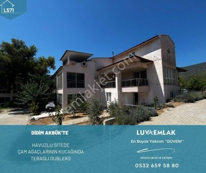 Didim Akbük'te Havuzlu Sitede Doğanın Kalbinde Ferah Dubleks