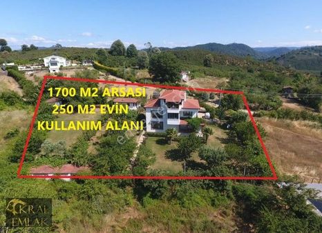 Çayağzı Mevkisnde 1700m2 Arsa İçinde Deniz Manzaralı Müstakil Ev
