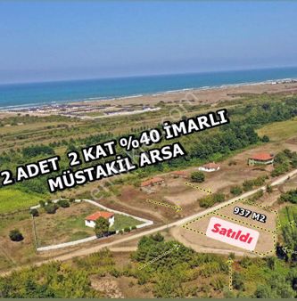 Karasu Denizköy Mah. %40 İmarlı 937 M2 “resmi Yola Cepheli” Satılık Müstakil Arsa
