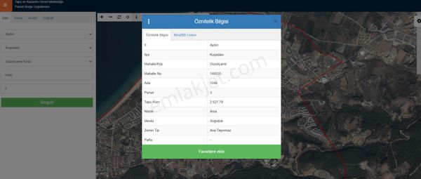 Kuşadası Güzelçamlıda Fırsat 8 Villalık Arsa