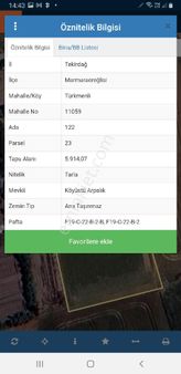 Tekirdağ Marmara Ereğlisi Türkmenli Köyü Nde Satılık Tarla