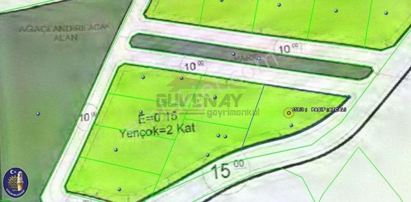 Güvenay - Çorum Atçalı Mevkii 1242 M² Bağ İmarlı Arsa