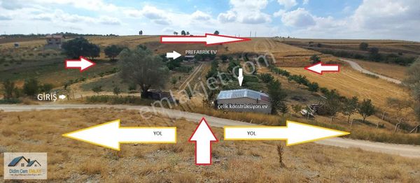 Yerleşim Yerine Yakın İmar Barışı Alınmış 7.681 M2 Bahçe Ve 2 Ev