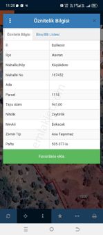 Havran Küçükdere Satılık Zeytinlik