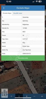 Hrp Gayrimenkul'den Baglarbaşı Ana Asfalt Üstü Satılık Arazi